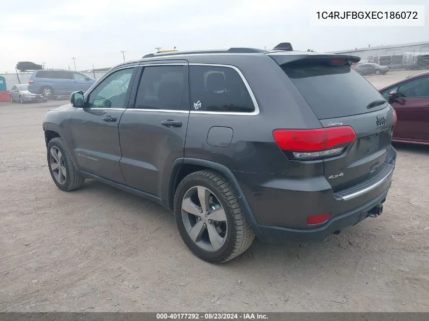 1C4RJFBGXEC186072 2014 Jeep Grand Cherokee Limited