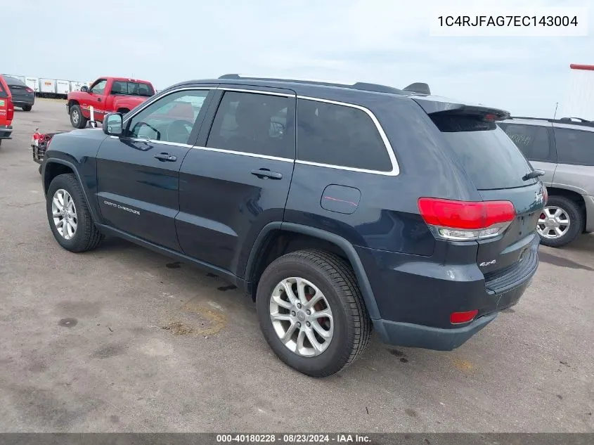 1C4RJFAG7EC143004 2014 Jeep Grand Cherokee Laredo