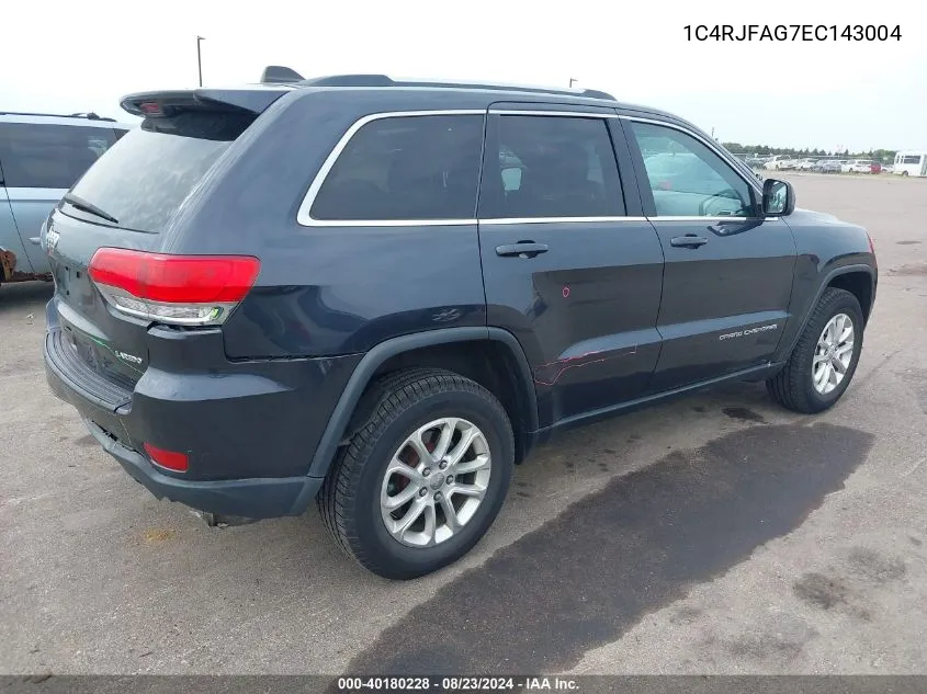 1C4RJFAG7EC143004 2014 Jeep Grand Cherokee Laredo