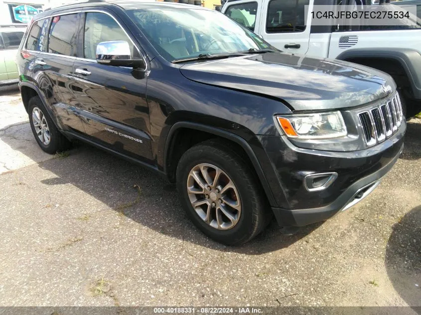 2014 Jeep Grand Cherokee Limited VIN: 1C4RJFBG7EC275534 Lot: 40188331