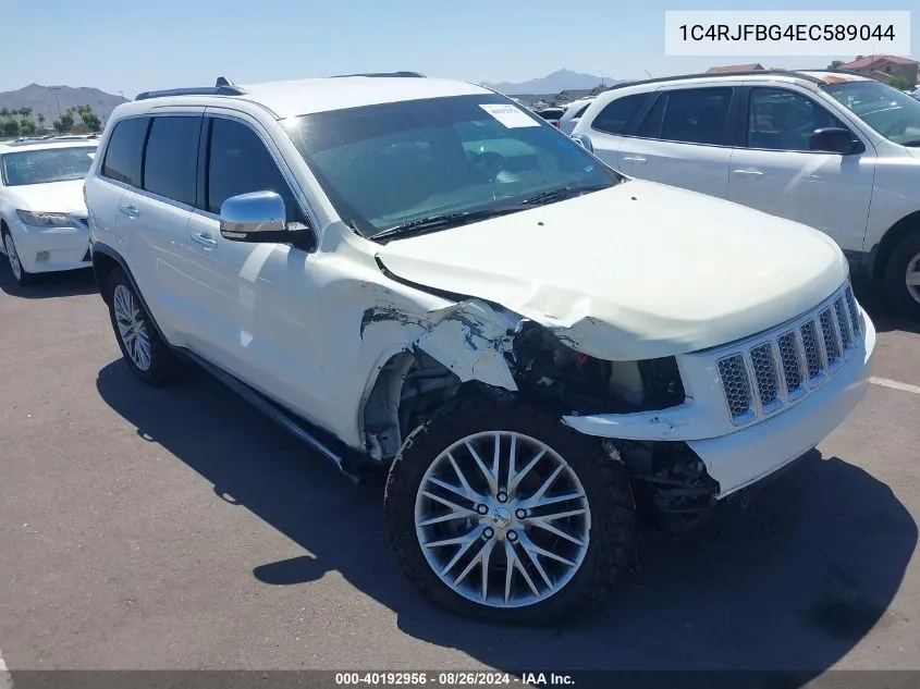 2014 Jeep Grand Cherokee Limited VIN: 1C4RJFBG4EC589044 Lot: 40192956