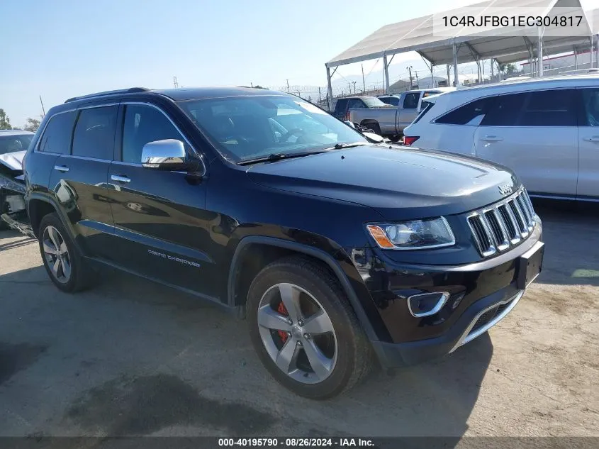 1C4RJFBG1EC304817 2014 Jeep Grand Cherokee Limited