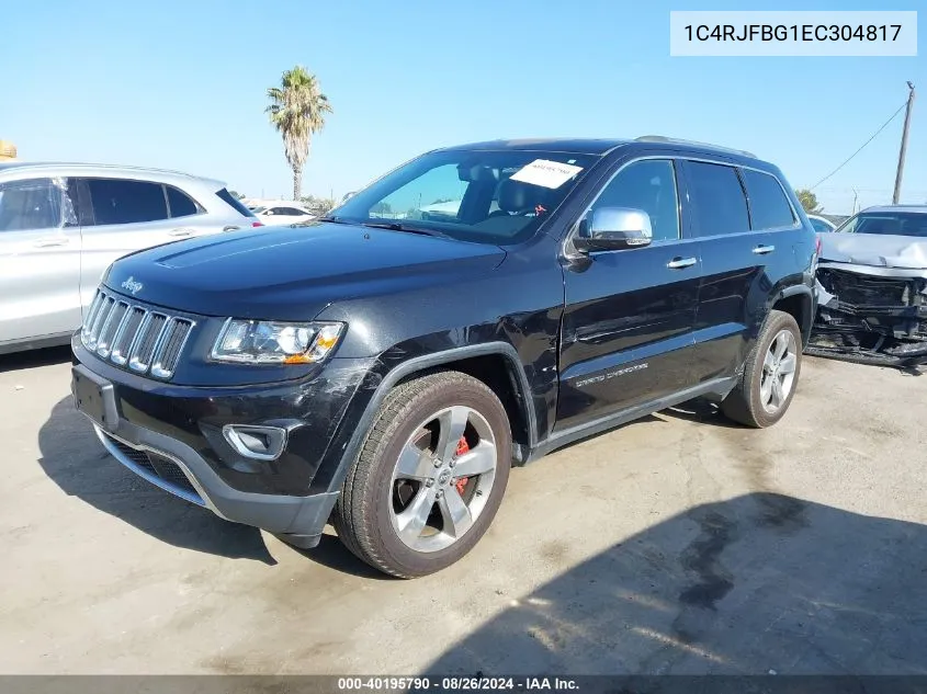 1C4RJFBG1EC304817 2014 Jeep Grand Cherokee Limited