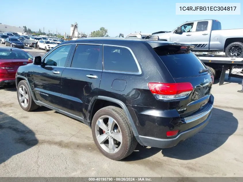 1C4RJFBG1EC304817 2014 Jeep Grand Cherokee Limited