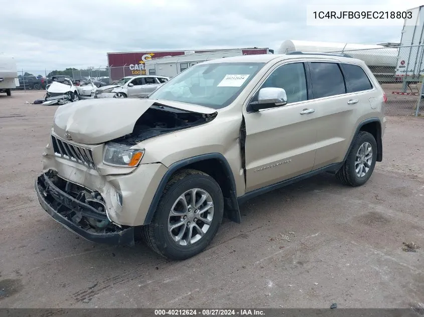 1C4RJFBG9EC218803 2014 Jeep Grand Cherokee Limited