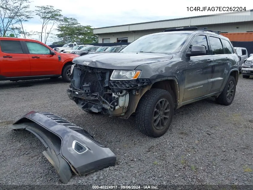 2014 Jeep Grand Cherokee Laredo VIN: 1C4RJFAG7EC262204 Lot: 40224917