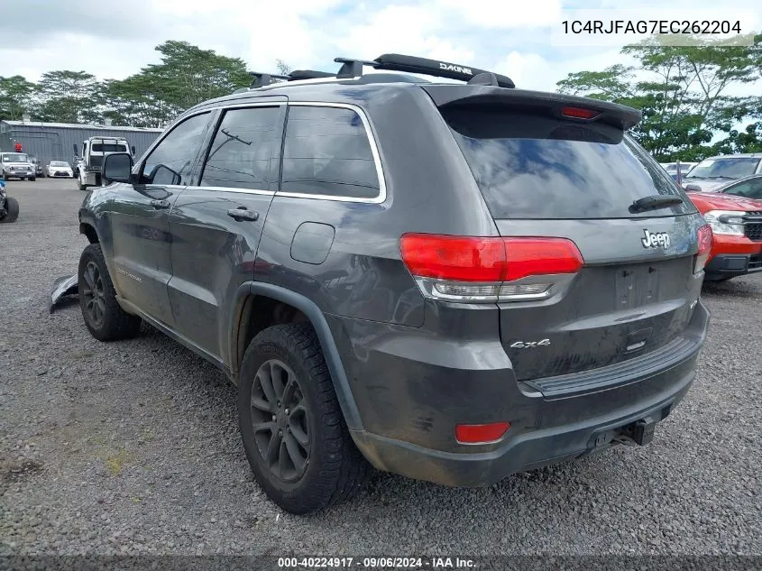 1C4RJFAG7EC262204 2014 Jeep Grand Cherokee Laredo