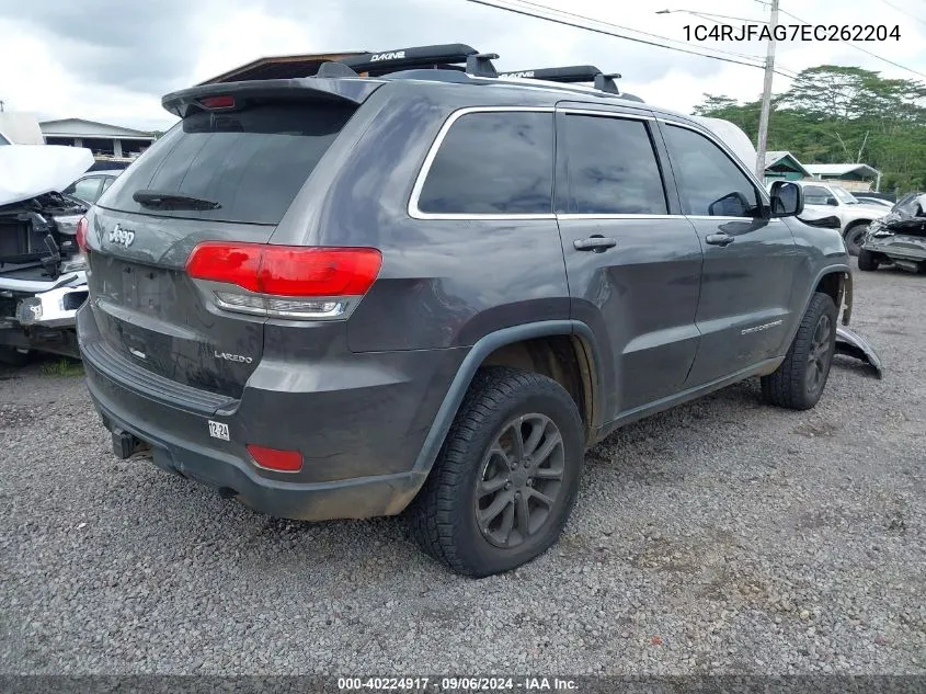 2014 Jeep Grand Cherokee Laredo VIN: 1C4RJFAG7EC262204 Lot: 40224917