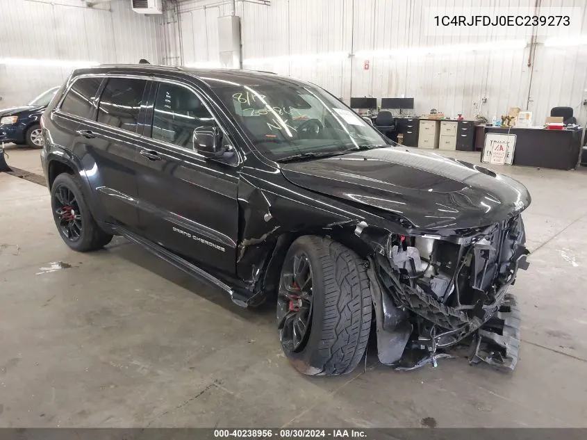 2014 Jeep Grand Cherokee Srt8 VIN: 1C4RJFDJ0EC239273 Lot: 40238956