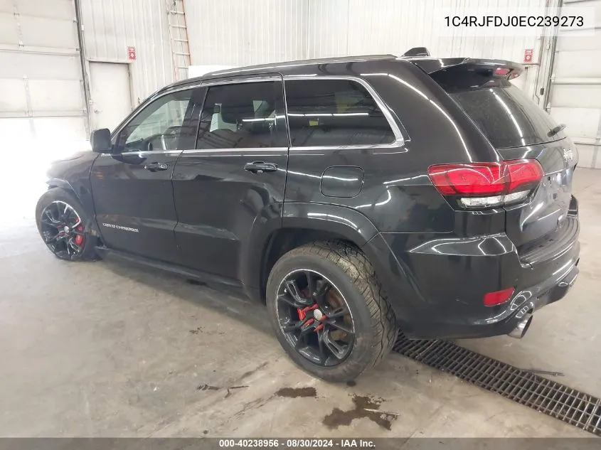 2014 Jeep Grand Cherokee Srt8 VIN: 1C4RJFDJ0EC239273 Lot: 40238956