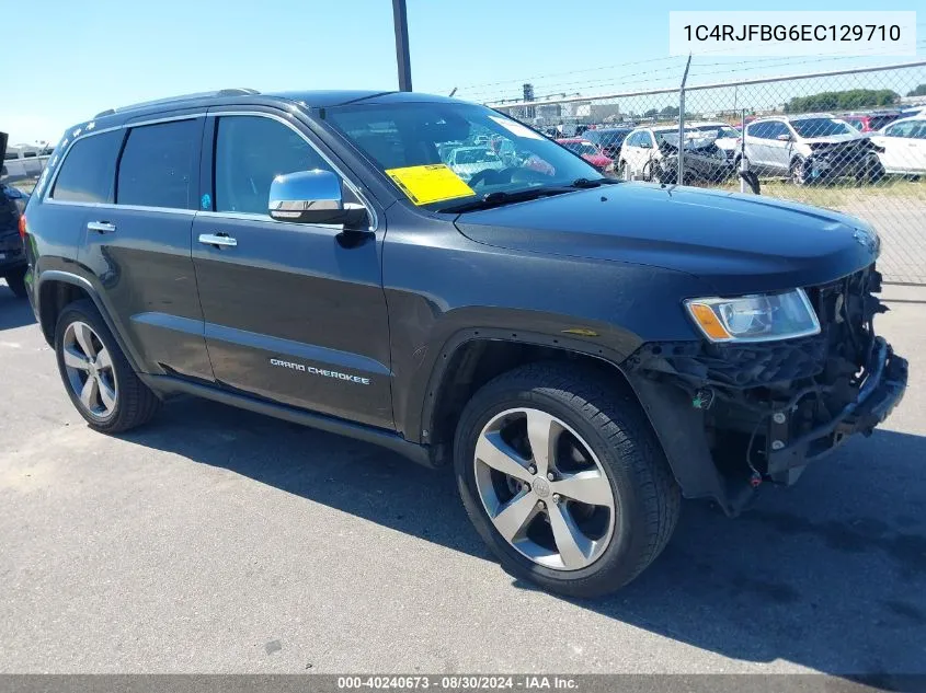 1C4RJFBG6EC129710 2014 Jeep Grand Cherokee Limited