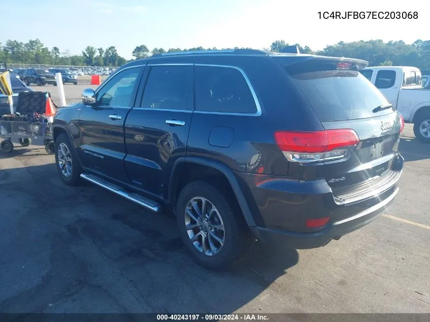 1C4RJFBG7EC203068 2014 Jeep Grand Cherokee Limited