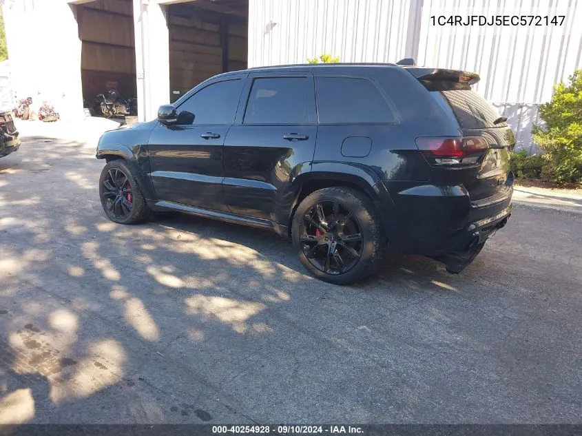 2014 Jeep Grand Cherokee Srt8 VIN: 1C4RJFDJ5EC572147 Lot: 40254928