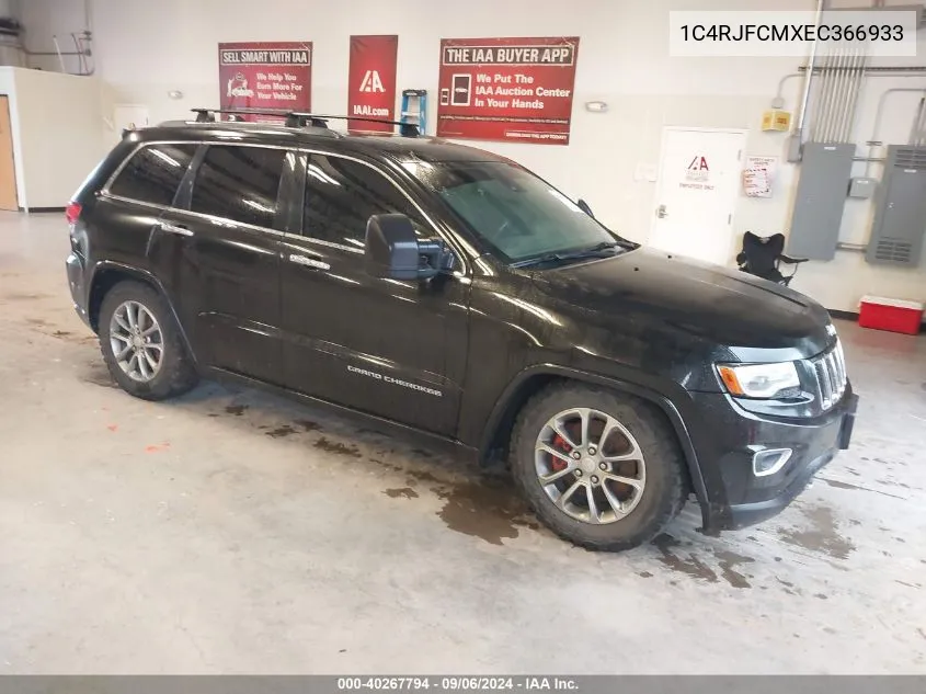 2014 Jeep Grand Cherokee Overland VIN: 1C4RJFCMXEC366933 Lot: 40267794