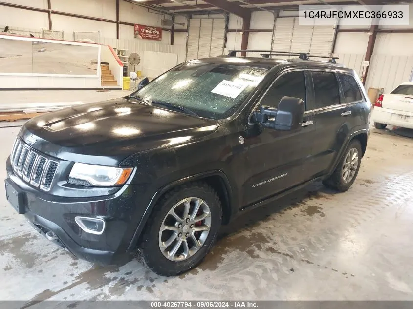 2014 Jeep Grand Cherokee Overland VIN: 1C4RJFCMXEC366933 Lot: 40267794