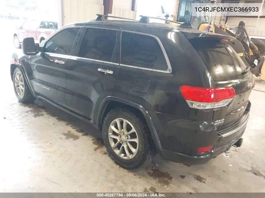 1C4RJFCMXEC366933 2014 Jeep Grand Cherokee Overland