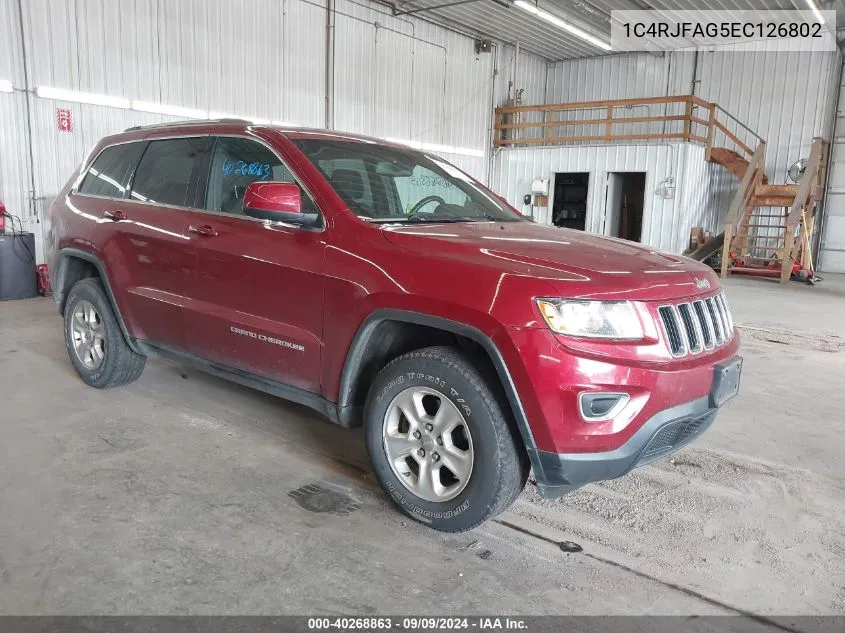 2014 Jeep Grand Cherokee Laredo VIN: 1C4RJFAG5EC126802 Lot: 40268863