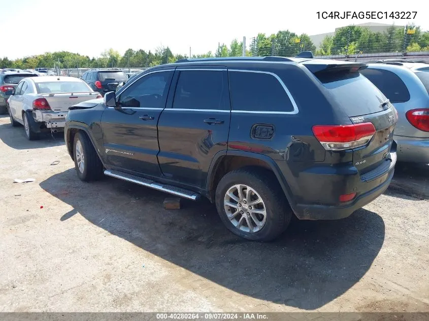 1C4RJFAG5EC143227 2014 Jeep Grand Cherokee Laredo