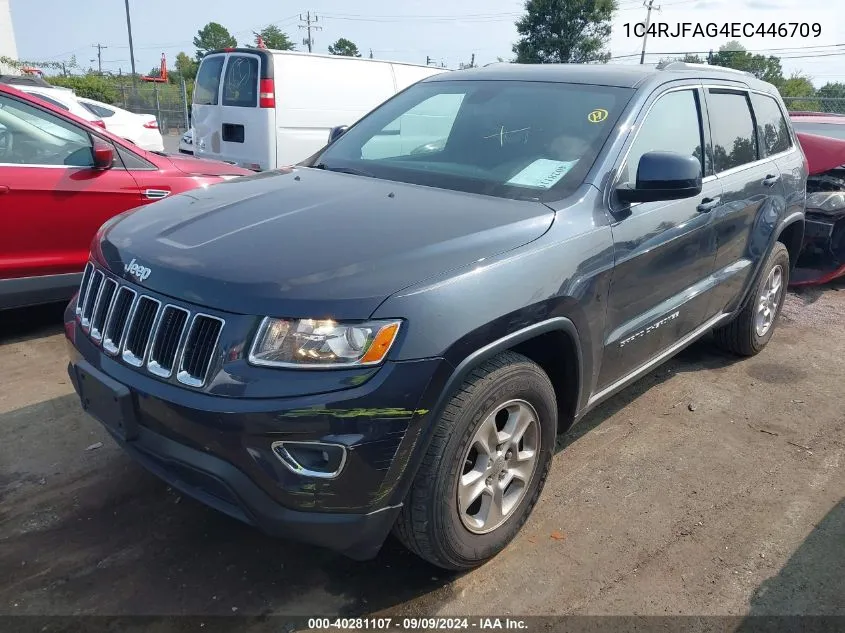 2014 Jeep Grand Cherokee Laredo VIN: 1C4RJFAG4EC446709 Lot: 40281107