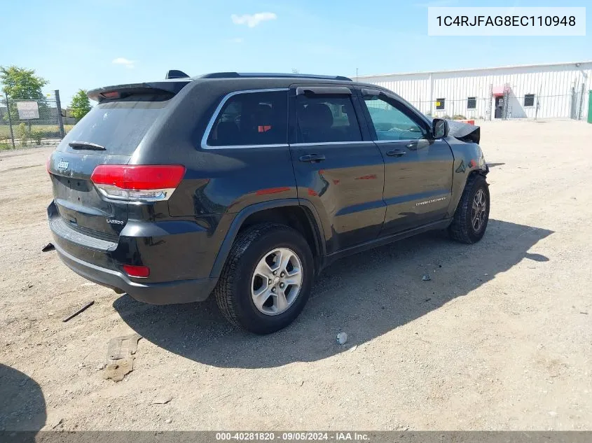 1C4RJFAG8EC110948 2014 Jeep Grand Cherokee Laredo