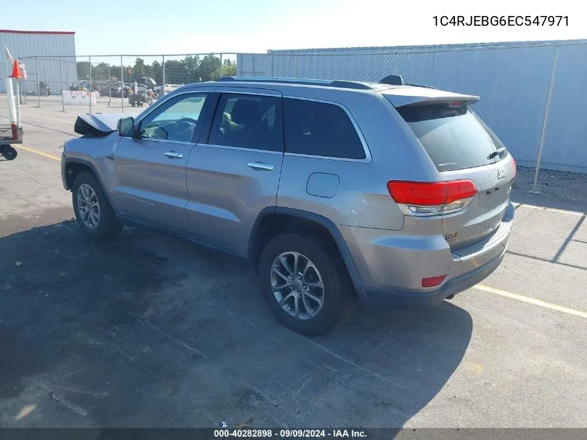 1C4RJEBG6EC547971 2014 Jeep Grand Cherokee Limited