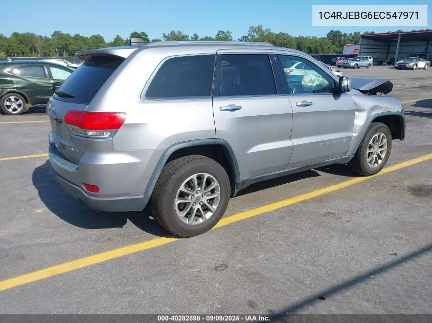 1C4RJEBG6EC547971 2014 Jeep Grand Cherokee Limited