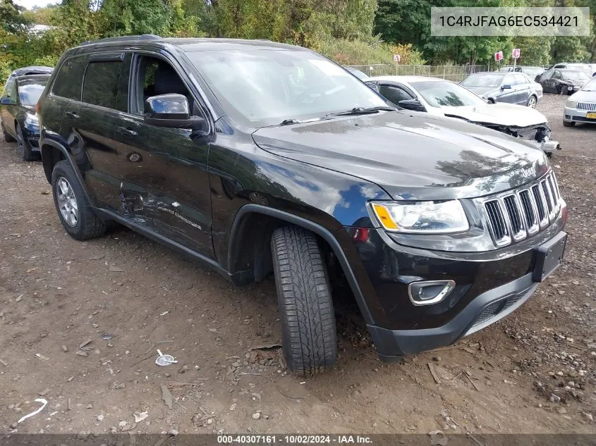 2014 Jeep Grand Cherokee Altitude/Laredo VIN: 1C4RJFAG6EC534421 Lot: 40307161