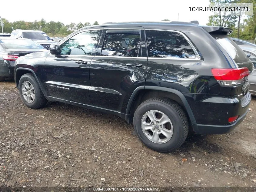 2014 Jeep Grand Cherokee Altitude/Laredo VIN: 1C4RJFAG6EC534421 Lot: 40307161