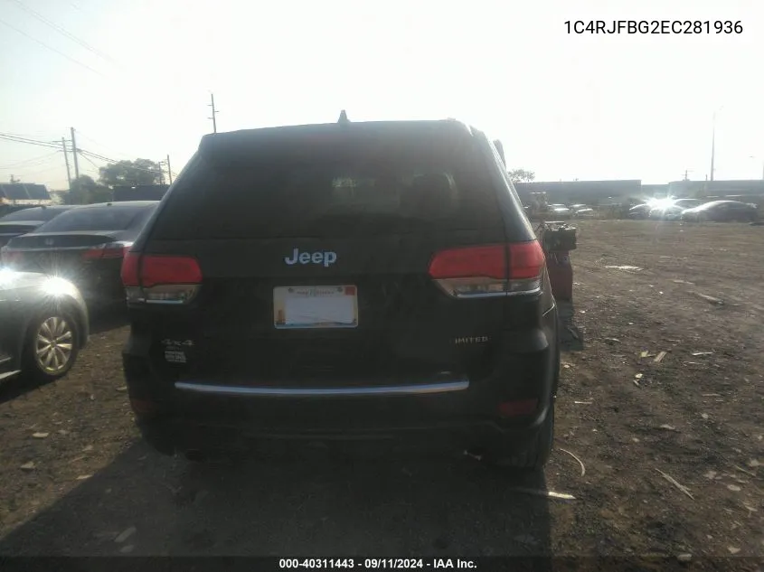 1C4RJFBG2EC281936 2014 Jeep Grand Cherokee Limited