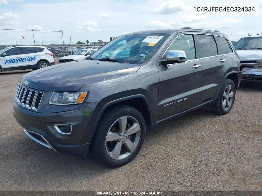 1C4RJFBG4EC324334 2014 Jeep Grand Cherokee Limited