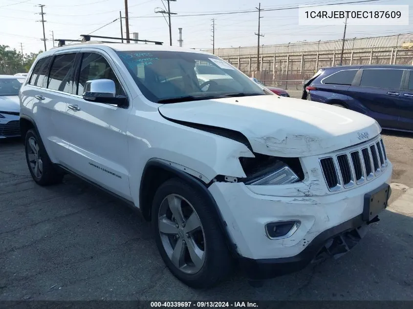 1C4RJEBT0EC187609 2014 Jeep Grand Cherokee Limited