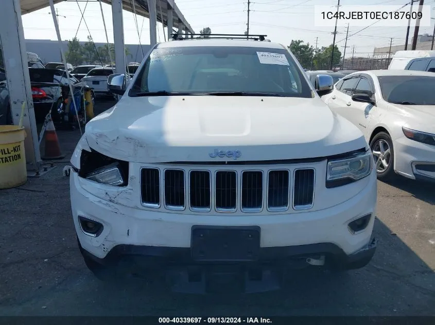 1C4RJEBT0EC187609 2014 Jeep Grand Cherokee Limited