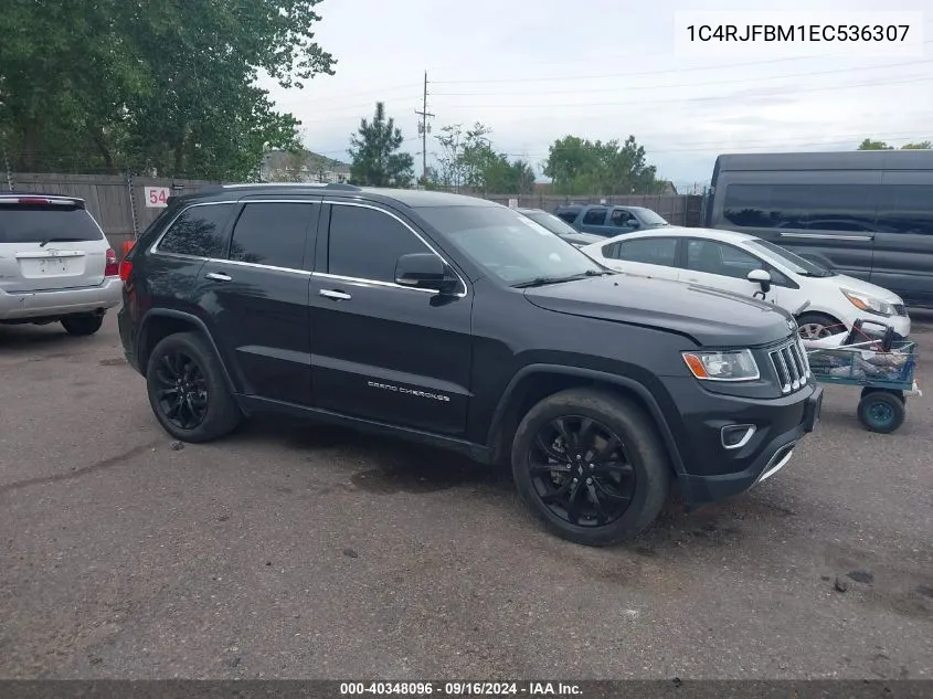 2014 Jeep Grand Cherokee Limited VIN: 1C4RJFBM1EC536307 Lot: 40348096