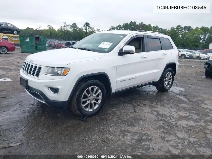 2014 Jeep Grand Cherokee Limited VIN: 1C4RJFBG8EC103545 Lot: 40368060