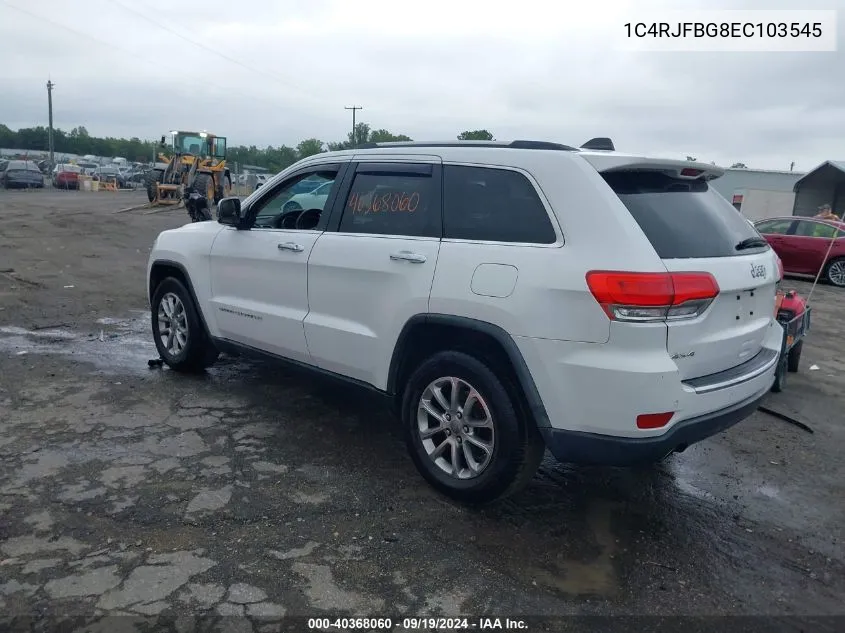 1C4RJFBG8EC103545 2014 Jeep Grand Cherokee Limited