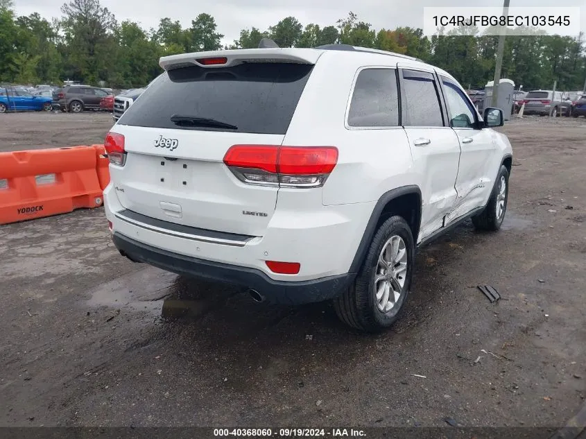 1C4RJFBG8EC103545 2014 Jeep Grand Cherokee Limited