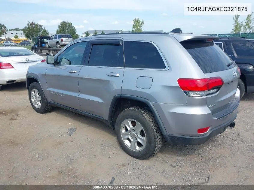 1C4RJFAGXEC321875 2014 Jeep Grand Cherokee Laredo