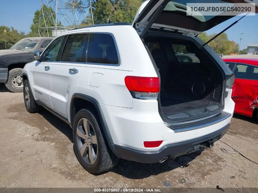 1C4RJFBG5EC540290 2014 Jeep Grand Cherokee Limited