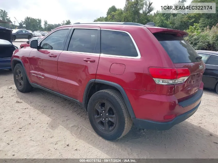 2014 Jeep Grand Cherokee Altitude/Laredo VIN: 1C4RJEAG4EC322174 Lot: 40375752