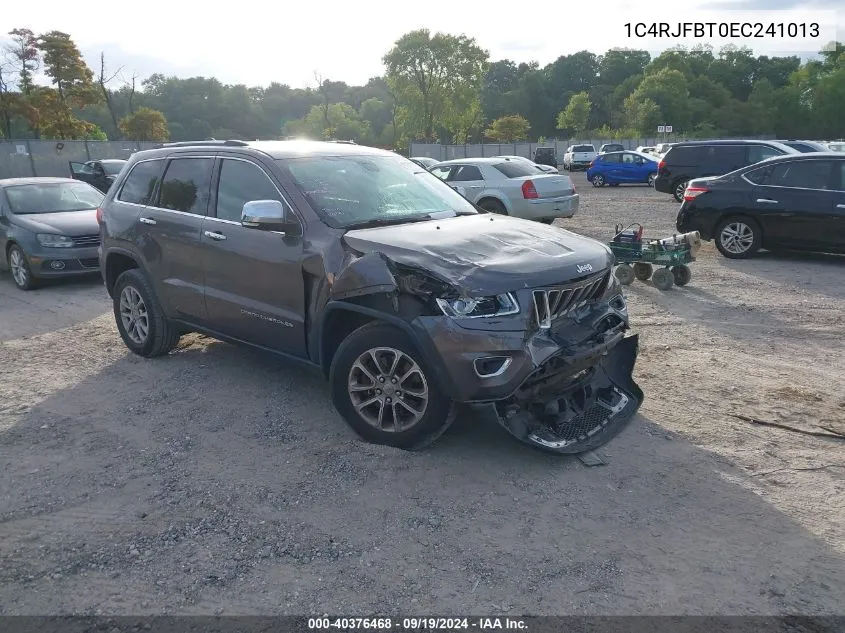 2014 Jeep Grand Cherokee Limited VIN: 1C4RJFBT0EC241013 Lot: 40376468