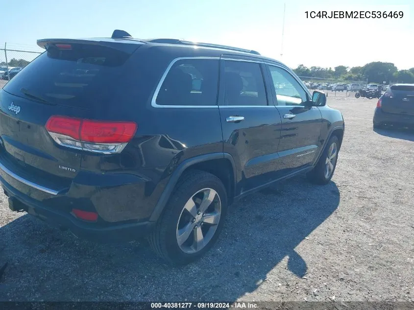 1C4RJEBM2EC536469 2014 Jeep Grand Cherokee Limited