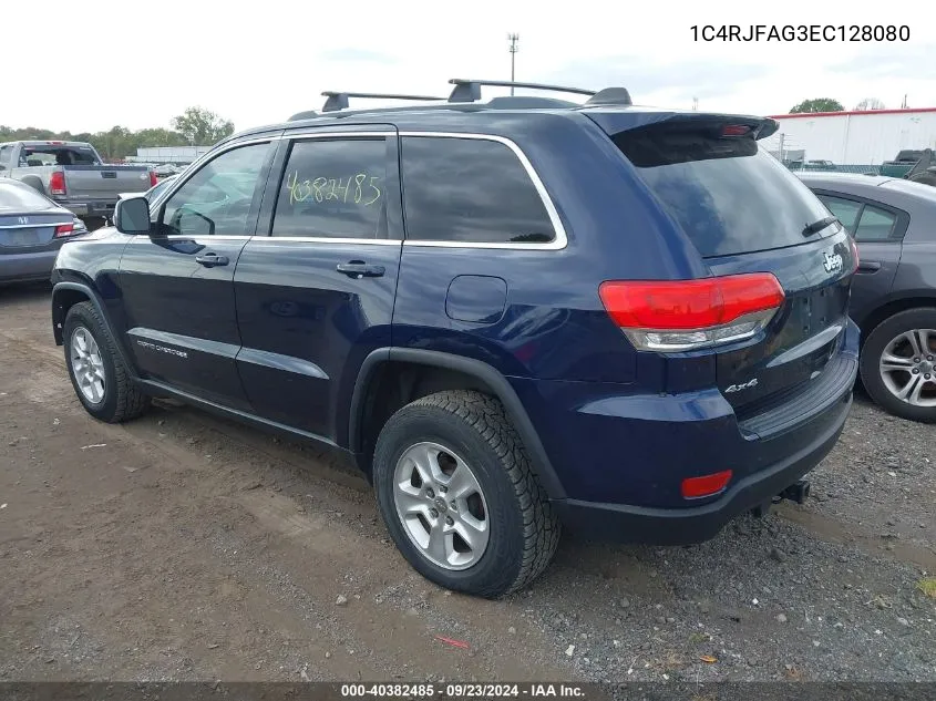 2014 Jeep Grand Cherokee Laredo VIN: 1C4RJFAG3EC128080 Lot: 40382485