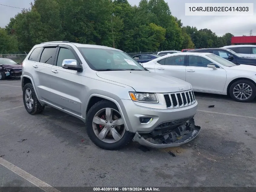 2014 Jeep Grand Cherokee Limited VIN: 1C4RJEBG2EC414303 Lot: 40391196