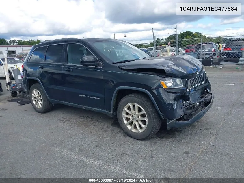 2014 Jeep Grand Cherokee Laredo VIN: 1C4RJFAG1EC477884 Lot: 40393067