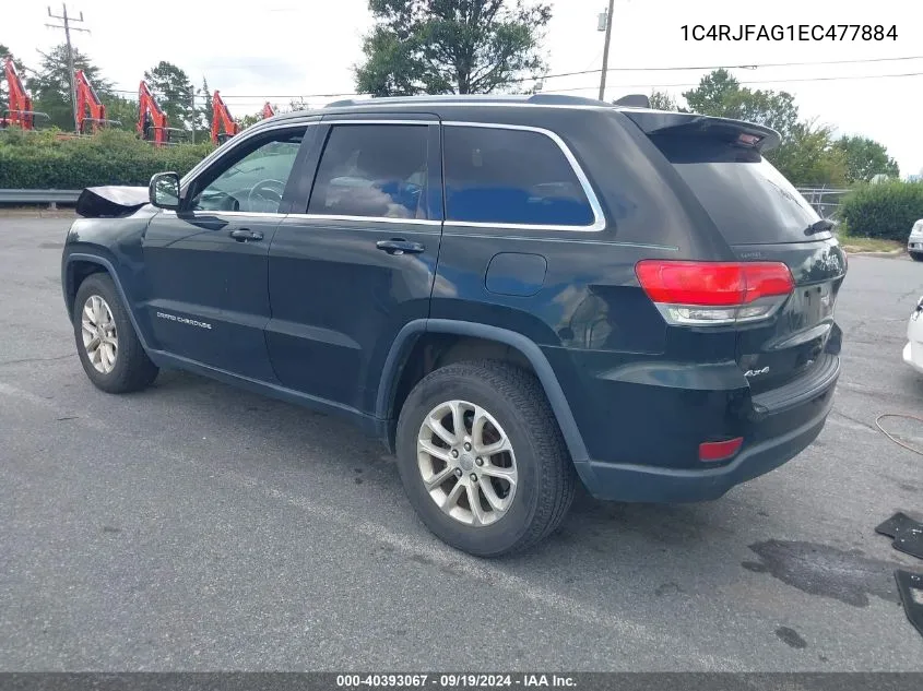 2014 Jeep Grand Cherokee Laredo VIN: 1C4RJFAG1EC477884 Lot: 40393067