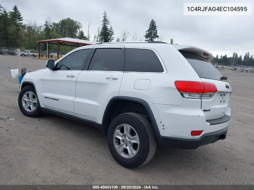 1C4RJFAG4EC104595 2014 Jeep Grand Cherokee Laredo