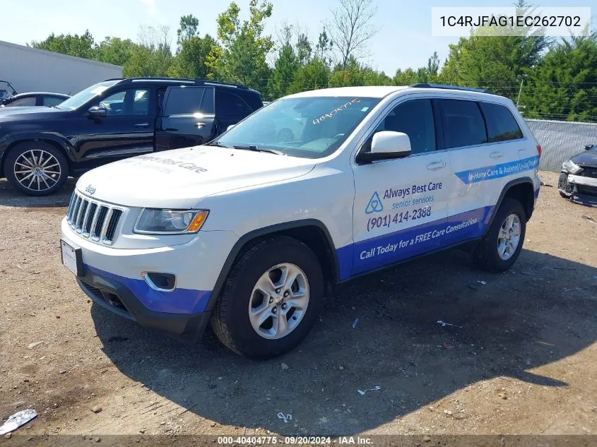 2014 Jeep Grand Cherokee Laredo VIN: 1C4RJFAG1EC262702 Lot: 40404775