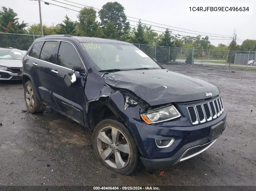 2014 Jeep Grand Cherokee Limited VIN: 1C4RJFBG9EC496634 Lot: 40406404