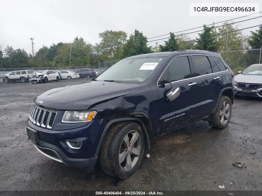 2014 Jeep Grand Cherokee Limited VIN: 1C4RJFBG9EC496634 Lot: 40406404