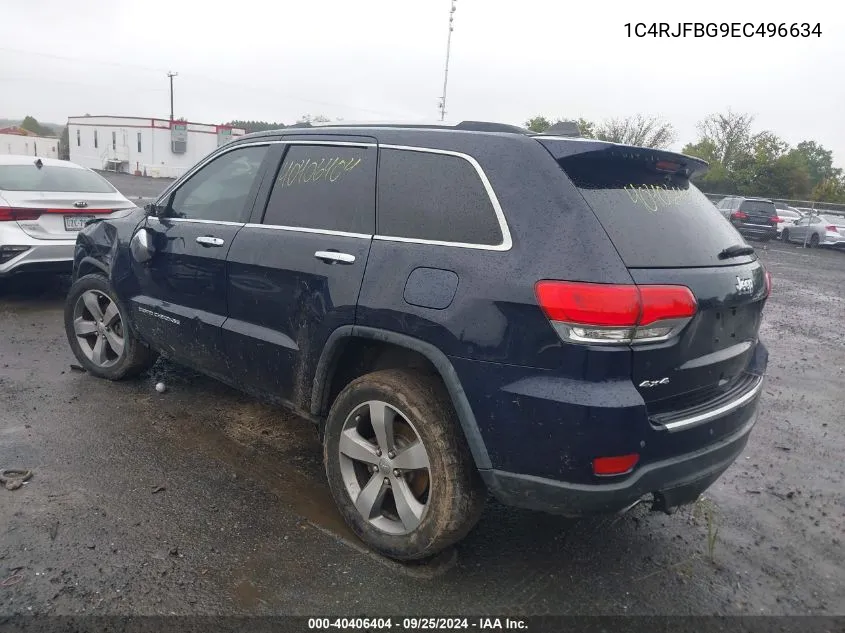 1C4RJFBG9EC496634 2014 Jeep Grand Cherokee Limited